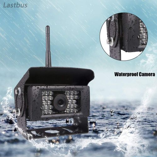  [아마존베스트]Wireless Backup Camera, LASTBUS Night Vision Wide View Angle IP69 Waterproof WiFi Rear View Camera for iPhone iPad Android Phone Tablet