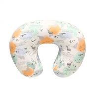 [아마존베스트]LAT LEE AND TOWN LAT Nursing Pillow Cover,100% Natural Cotton Breastfeeding Pillow Slipcover,Extra Soft and Snug on Baby Nursing Pillow (Nature)