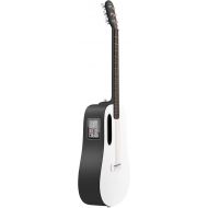 LAVA ME PLAY Smart Guitars,HILAVA 2.0 System Acoustic Electric Guitar,Right Handed 6 Steels String Acustica Guitarra For Adults & Teens & Beginner (36', LITE BAG,Nightfall & Frost White)