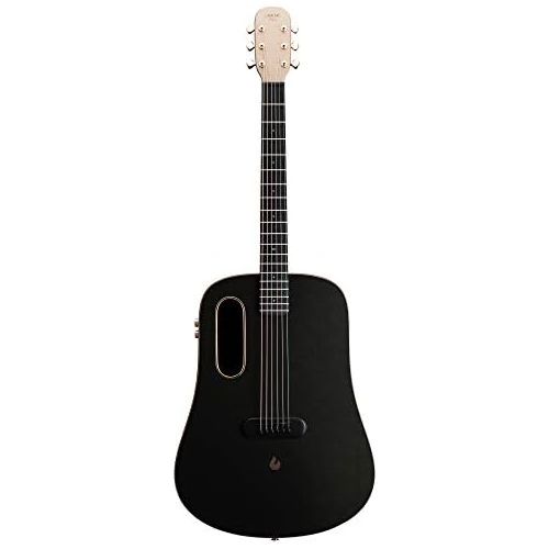  [아마존베스트]LAVA ME PRO Carbon Fibre Guitar with Effects Professional Acoustic Electric Guitar with Case Pick and Charging Cable (FreeBoost, Black Gold, 41 Inches)