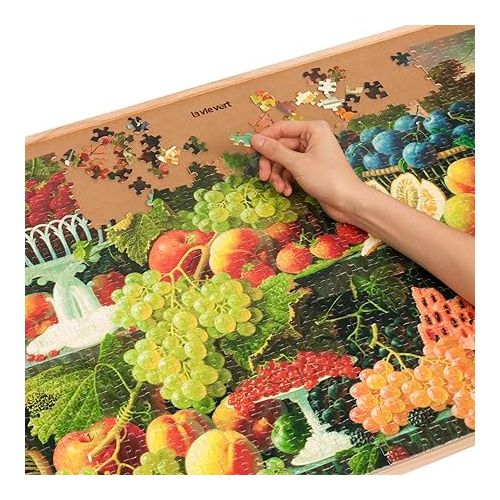  Lavievert 1000 Piece Jigsaw Puzzle Game for Adults and Kids - Fruit Banquet