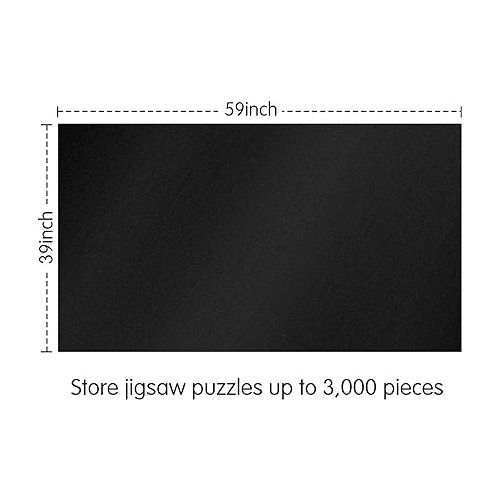  Lavievert Giant Jigsaw Puzzle Mat Roll Up, Portable Puzzle Storage Puzzle Saver for Adults & Kids, Large Puzzle Board Puzzle Keeper Holder for Puzzles Up to 3000 Pieces