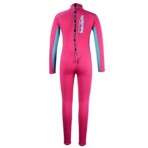  LAYATONE Kids 2mm Neoprene Wetsuit One-Piece Long Sleeve UV Protection Zipper Diving Suit