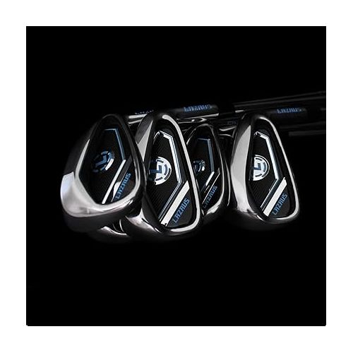  LAZRUS Premium Golf Irons Individual or Golf Irons Set for Men (4,5,6,7,8,9,PW) or Driving Irons (2&3) Right or Left Hand Steel Shaft Regular Flex Golf Clubs