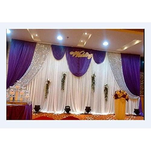  LB Wedding Stage Decorations Backdrop Party Drapes Ivory White Background Backdrop Drape Curtain for Wedding Ceremony Event Party Venue Decorations,20x10 ft