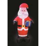 LB International Inflatable Lighted Santa Christmas Decoration