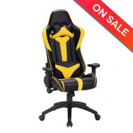 LCH Ergonomic Gaming Chair, Racing Style High-Back Large Size Computer Chair-PU Leather Adjustable Height Executive Office Chair with Detachable Cushion