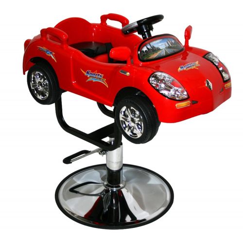  LCL Beauty Childrens Red Sports Car Hydraulic Cutting & Styling Chair