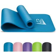 [아마존베스트]LCP Sports Yoga Mat and Gymnastics Mat Non-Slip with Carry Strap Durable Fitness Mat 190 x 60 x 1 cm Training Mat