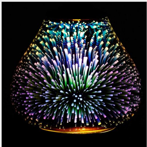  LCTCTD 3D Fireworks Metal Hotel Bedroom Retro Post Modern Nordic Minimalist Study Living Room Bedroom,Home Decoration,Mood Light/Led for Bedroom,Living Room (Color : A)