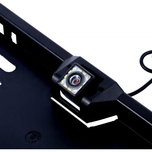  LCW Direct EU Number Plate Holder with 170° Full HD Night Vision Reversing Camera, IP68 Waterproof, Number Plate Holder Camera