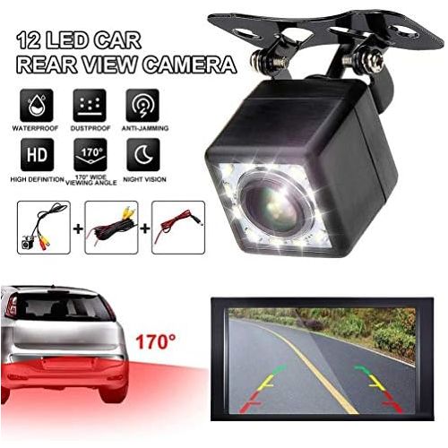  LCW Direct EU Number Plate Holder with 170° Full HD Night Vision Reversing Camera, IP68 Waterproof, Number Plate Holder Camera