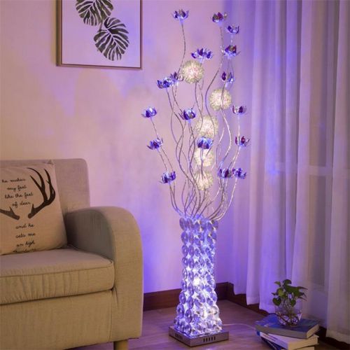  LCYCN LED Floor Lamp, Rural Decoration Personality Vase Simple Modern Living Room Bedroom Floor Light,Footswitch