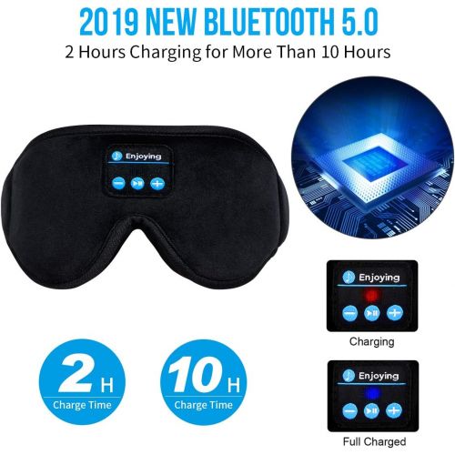  [아마존 핫딜] [아마존핫딜]Sleep Headphones, 3D Sleep Mask Bluetooth 5.0 Wireless Music Eye Mask, LC-dolida Sleeping Headphones for Side Sleepers, with Ultra-Thin HD Stereo Speakers Perfect for Sleeping, Air