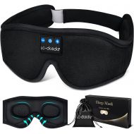 Sleep Headphones, LC-dolida Bluetooth Sleep Mask 3D Wireless Music Sleeping Eye Mask Sleeping Headphones for Side Sleepers Sleep Mask with Bluetooth Headphones Thin Stereo Speakers