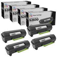 LD Products LD Compatible Toner Cartridge Replacement for Dell S2830dn 593 BBYO (Black, 4 Pack)