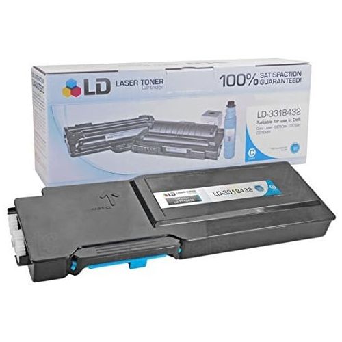  LD Products LD Compatible Toner to Replace Dell 331 8431 (XKGFP) Extra High Yield Magenta Toner Cartridge for Dell C3760 and C3765 Laser Printers