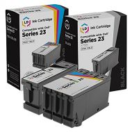 LD Products LD Compatible Printer Ink Cartridge Replacement for Dell V515w Series 23 High Yield (1 Black, 1 Color, 2 Pack)