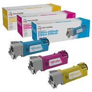 LD Products LD Compatible Dell 331 0716, 331 0717, 331 0718 Set of 3 Color Toner Cartridges: 1 Cyan, 1 Magenta and 1 Yellow for use in Dell 2150cdn, 2150cn, 2155cdn & 2155cn Printers