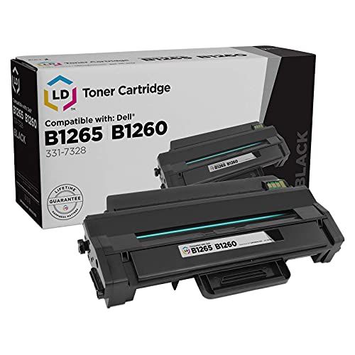  LD Products LD Compatible Toner to replace Dell 331 7328 (RWXNT) Black Toner Cartridge for your Dell B1260dn & B1265dnf Laser Printer