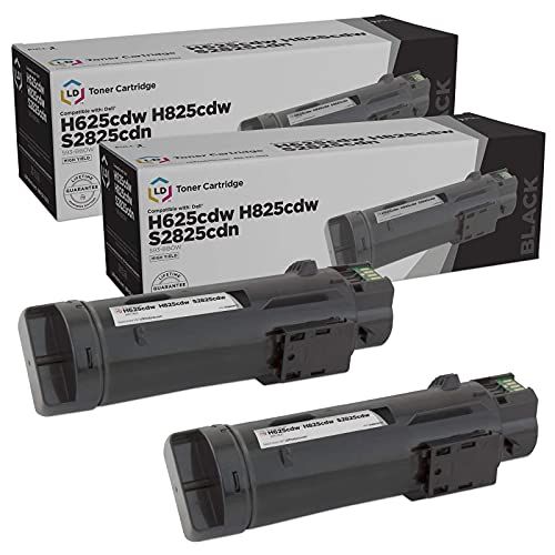  LD Products LD Compatible Toner Cartridge Replacement for Dell 593 BBOW N7DWF (Black, 2 Pack)