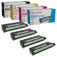 LD Products LD Remanufactured Replacement for Dell 3110cn & 3115cn High Yield (Black, Cyan, Magenta, Yellow, 4 Pack)