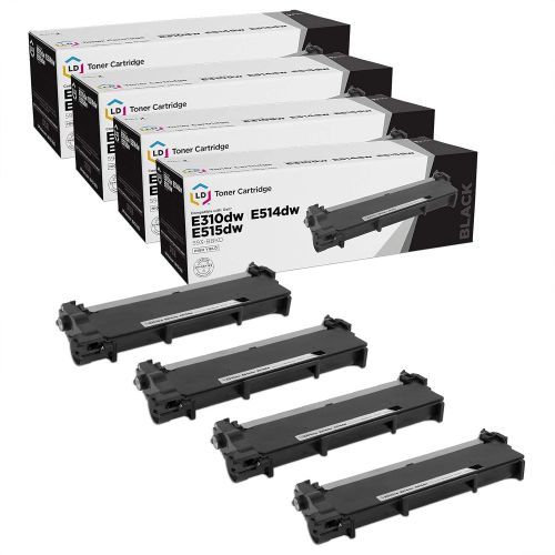  LD Products LD Compatible Toner Cartridge Replacement for Dell 593 BBKD P7RMX High Yield (Black, 4 Pack)