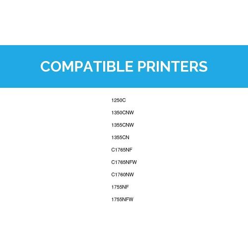  LD Products LD Compatible Toner Cartridge Printer Replacement for Dell Color Laser 1250c 1350 1760 High Yield (Cyan, Magenta, Yellow, 3 Pack)