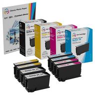 LD Products LD Compatible Ink Cartridge Replacement for Dell Series 33 & 34 Extra High Yield (2 Black, 2 Cyan, 2 Magenta, 2 Yellow, 8 Pack)