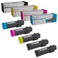 LD Products LD Compatible Toner Cartridge Replacement for Dell Laser H825 & S2825 (2 Black, 1 Cyan, 1 Magenta, 1 Yellow, 5 Pack)