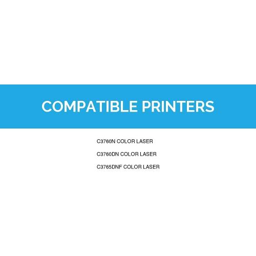  LD Products Compatible Toner Cartridge Replacements for Dell Color Laser C3760 C3765 Extra High Yield (331 8429 Black, 331 8432 Cyan, 331 8431 Magenta, 331 8430 Yellow, 4 Pack)