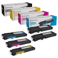 LD Products LD Compatible Toner Cartridge Replacement for Dell C2660dn & C2665dnf High Yield (2 Black, 1 Cyan, 1 Magenta, 1 Yellow, 5 Pack)