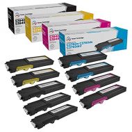 LD Products LD Compatible Toner Cartridge Replacement for Dell C3760 & C3765 Extra High Yield (3 Black, 2 Cyan, 2 Magenta, 2 Yellow, 9 Pack)