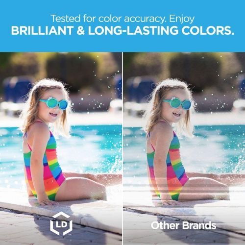  LD Products LD COMP Dell 593BCBC Black, 593BCBF Cyan, 593BCBE Magenta, 593 BCBD Yellow 5PK