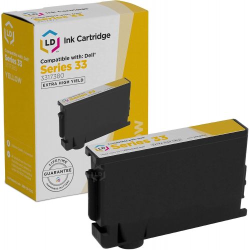  LD Products LD Compatible Ink Cartridge Replacement for Dell 331 7380 GRW63 Extra High Yield (Yellow)