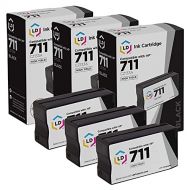 LD Products LD Remanufactured Ink Cartridge Replacement for HP 711 CZ133A High Yield (Black, 3-Pack)