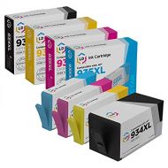 LD Products LD Remanufactured Ink Cartridge Replacement for HP 934XL & HP 935XL High Yield (Black, Cyan, Magenta, Yellow, 4-Pack)