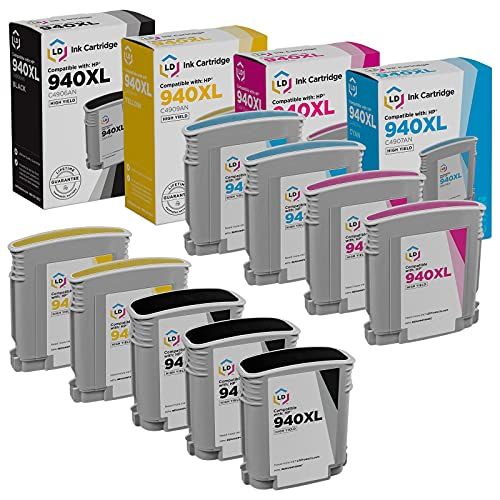  LD Products LD Remanufactured Ink Cartridge Replacement for HP 940XL High Yield (3 Black, 2 Cyan, 2 Magenta, 2 Yellow, 9-Pack)