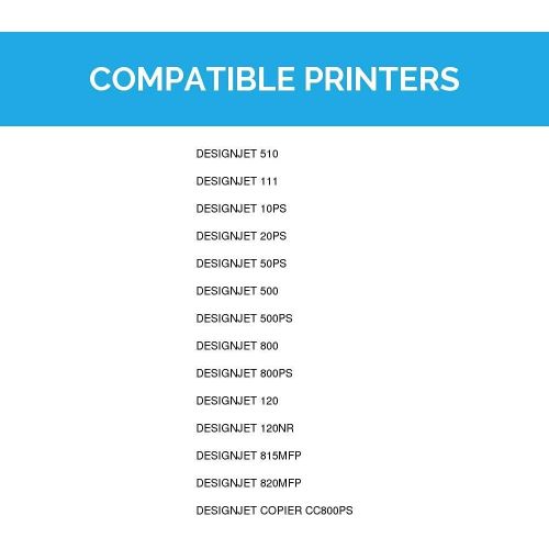  LD Products LD Remanufactured Ink Cartridge Replacement for HP 82 (Black, Cyan, Magenta, Yellow, 4-Pack)