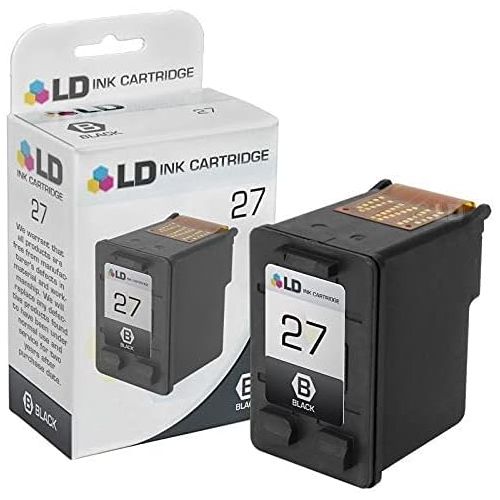  LD Products LD Remanufactured Ink Cartridge Replacement for HP 27 C8727AN (Black, 2-Pack)