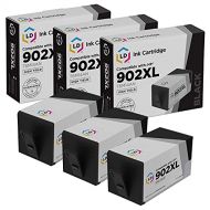 LD Products Compatible Ink Cartridge Replacement for HP 902XL T6M14AN High Yield (Black, 3-Pack)