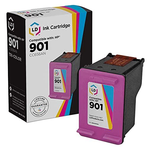  LD Products LD Remanufactured Ink Cartridge Replacement for HP 901 CC656AN (Color)