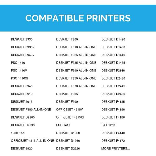  LD Products LD Remanufactured Ink Cartridge Replacement for HP 21 & 22 (2 Black, 2 Color, 4-Pack)