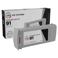 LD Products LD Remanufactured Ink Cartridge Replacement for HP 91 C9464A (Matte Black)