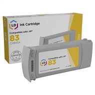 LD Products LD Remanufactured Ink Cartridge Replacement for HP 83 C4943A (Yellow)