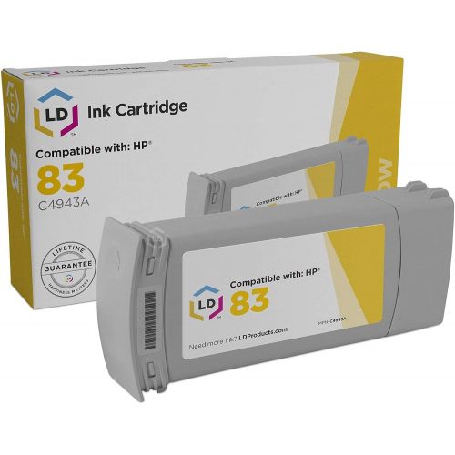  LD Products LD Remanufactured Ink Cartridge Replacement for HP 83 C4943A (Yellow)