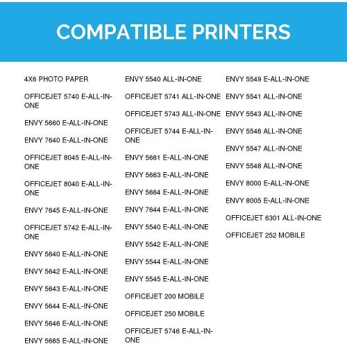  LD Products LD Remanufactured Ink Cartridge Replacements for HP 62XL C2P07AN High Yield (Color, 2-Pack)