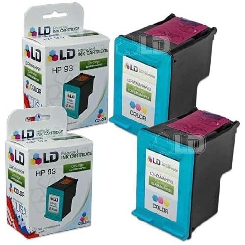  LD Products LD Remanufactured Replacement for HP 93 C9361WN (Color, 2-Pack)