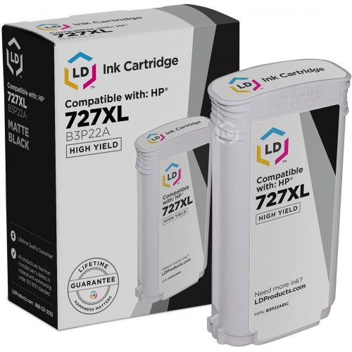  LD Products LD Remanufactured Ink Cartridge Replacement for HP 727XL B3P22A High Yield (Matte Black)