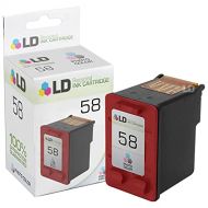 LD Products LD Remanufactured Ink Cartridge Replacement for HP 58 C6658AN (Photo Color)